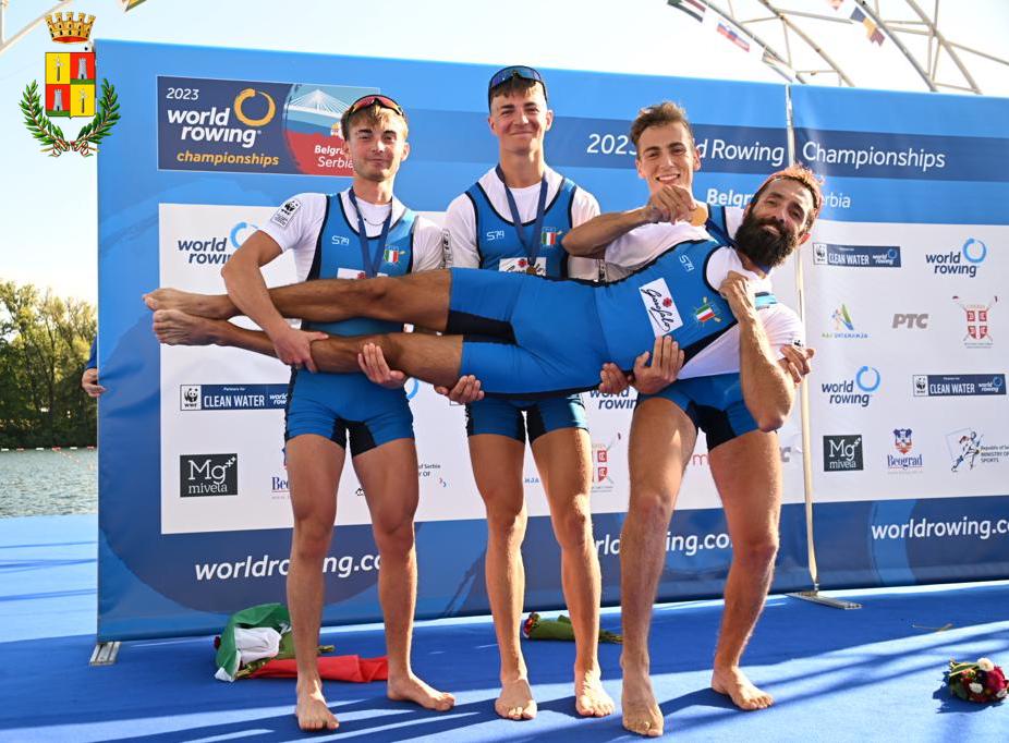 Canottaggio: l’ispicese Pietro Ruta è campione del Mondo del 4 di coppia pesi leggeri