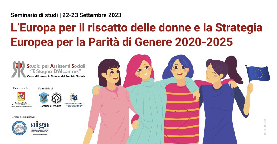 Modica: la scuola per Assistenti Sociali “Stagno D’Alcontres” organizza seminario sulla parità di genere