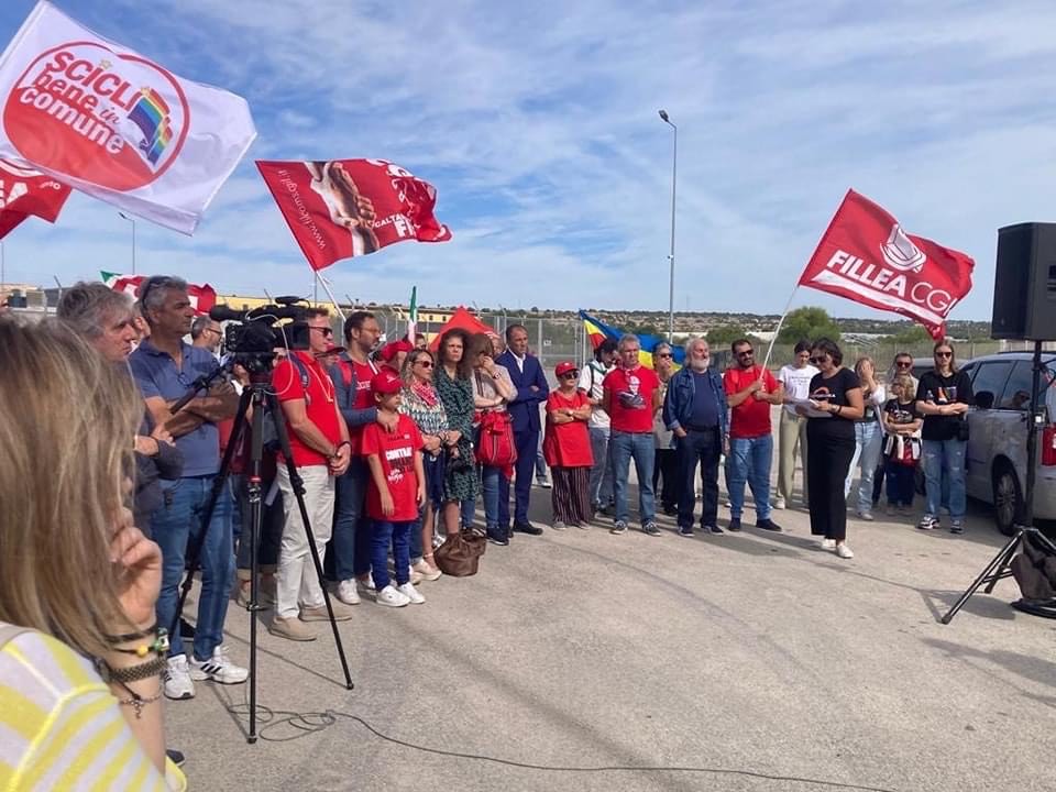 Manifestazione regionale al CPR Pozzallo-Modica contro i Centri di rimpatrio veloce voluti dal Governo