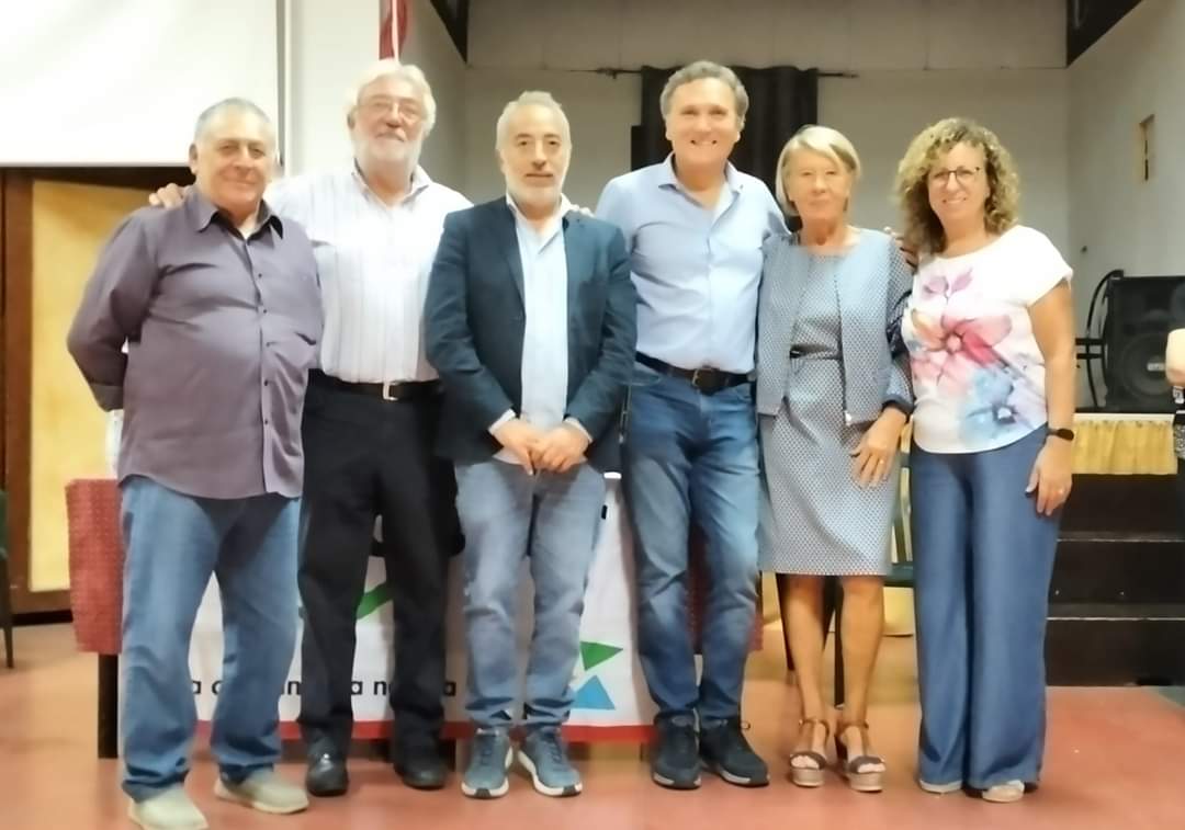 Salvatore Garofalo e il nuovo presidente dell’Auser di Ragusa. Succede a Gianfranco Motta. 