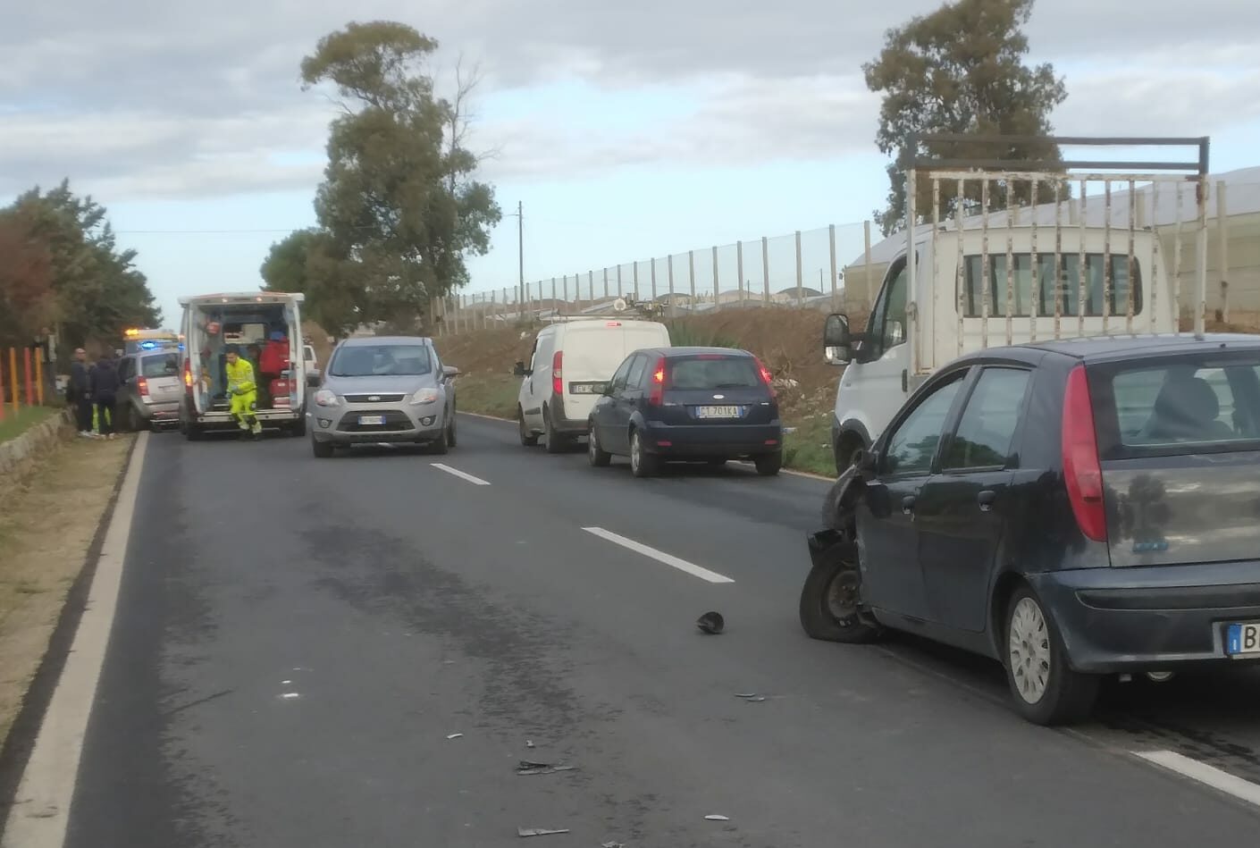 Incidente stradale questa mattina sulla SS 115 Vittoria-Gela: feriti una donna ed un ragazzo