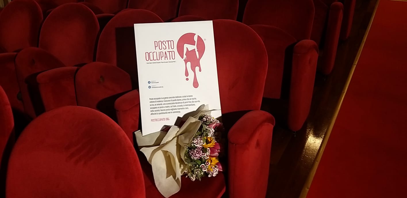 Teatro Garibaldi Modica: da ieri sera una poltrona occupata da una donna che non potrà più applaudire