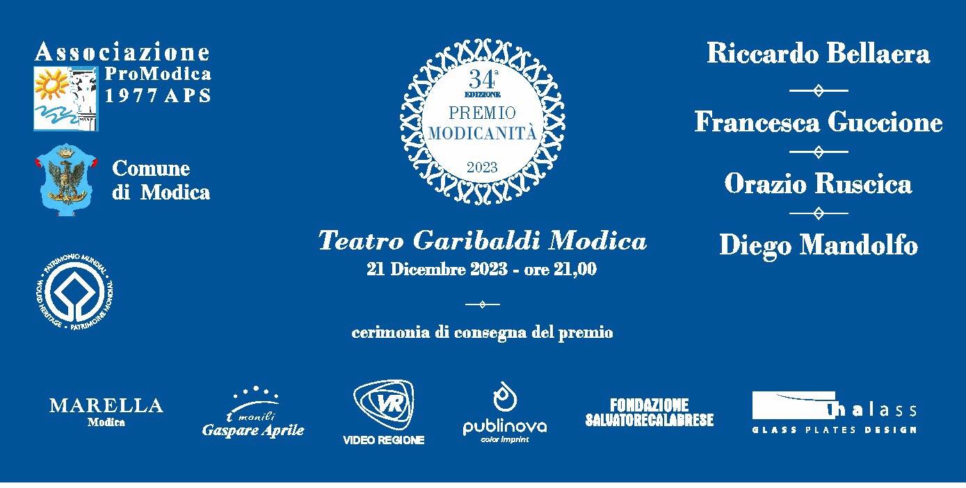 Torna dopo tre anni il “Premio alla Modicanità”. Quattro i premiati, veri talenti nelle loro attività