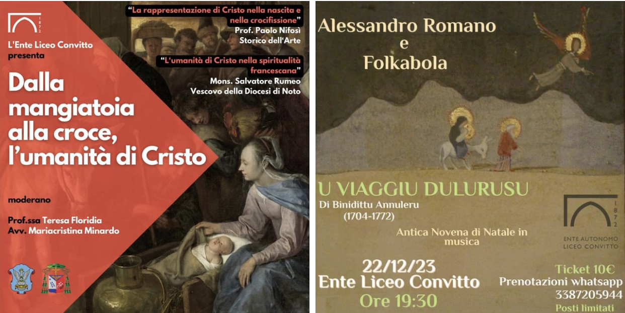 Modica: gli eventi dell’Ente Liceo Convitto per il Natale