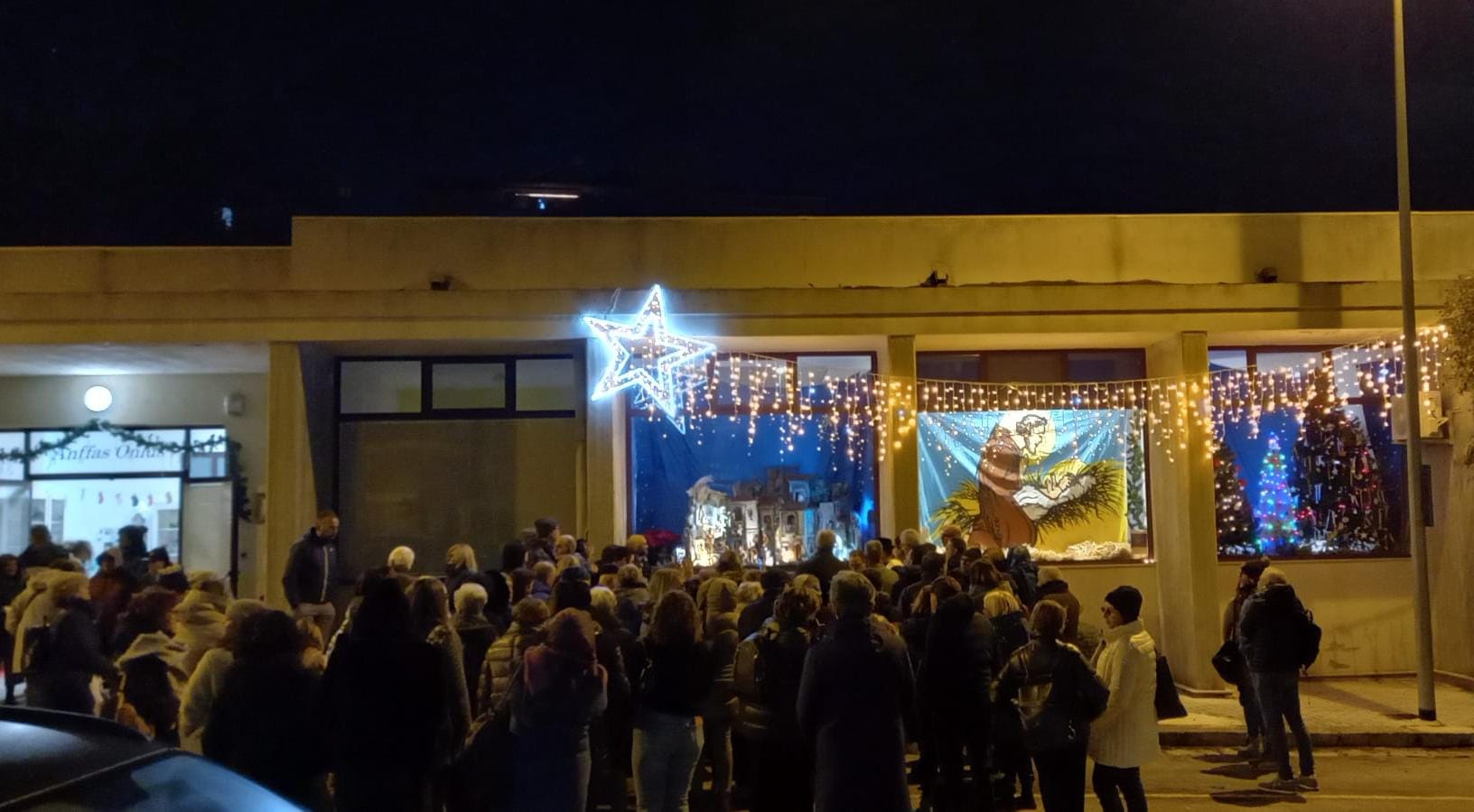 Ragusa inaugurato il presepe drive-in realizzato dai ragazzi dall’Anffas
