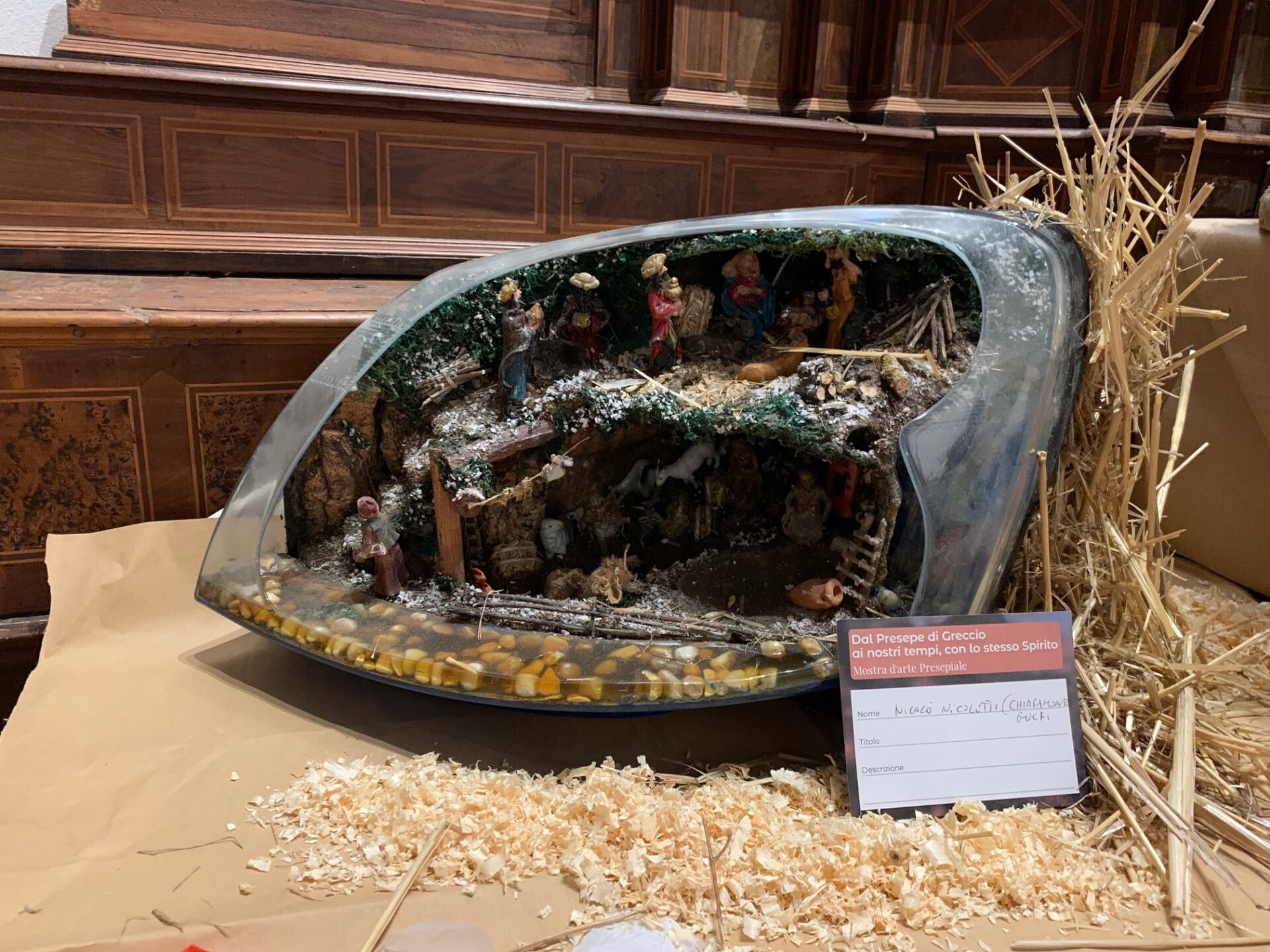 Continua la mostra di presepi nella Chiesa di Sant’Agata a Ragusa Ibla, una sapienza creativa che si trasmette