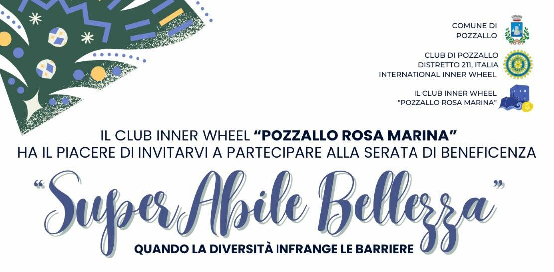 Serata di beneficenza il 4 dicembre al Cinema Giardina di Pozzallo, organizzata dal Club Inner Whell “Pozzallo Rosa Marina”