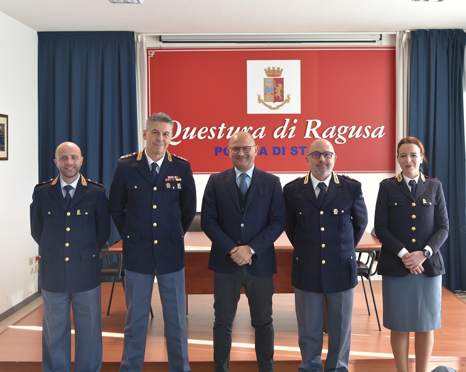 Questura di Ragusa: nuovo Capo di Gabinetto, nuovi dirigenti e nuovi vice ispettori