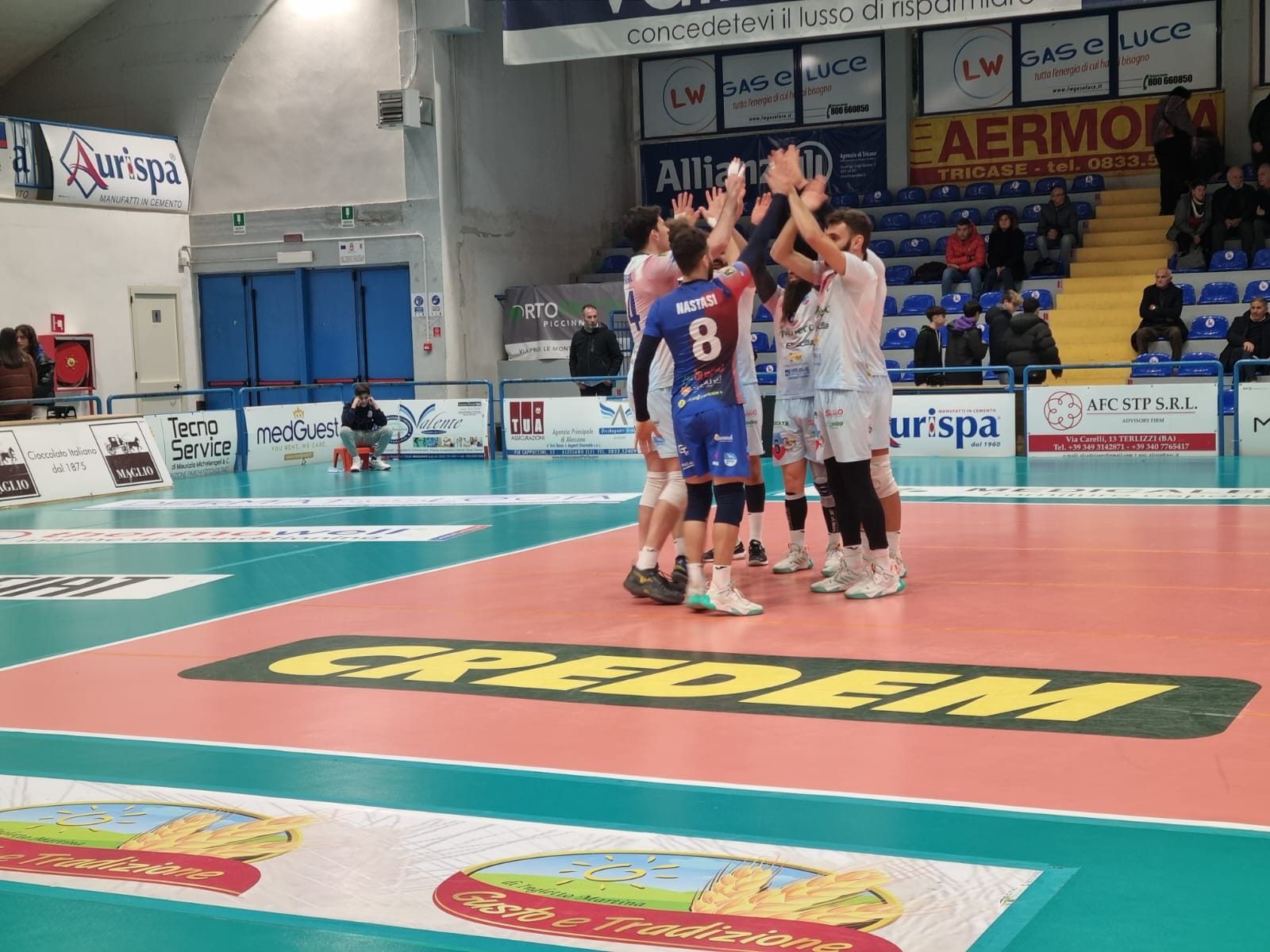 La Volley Modica vince i tre set, i biancoazzurri mostrano i muscoli e per la Del Car Lecce non c’è scampo