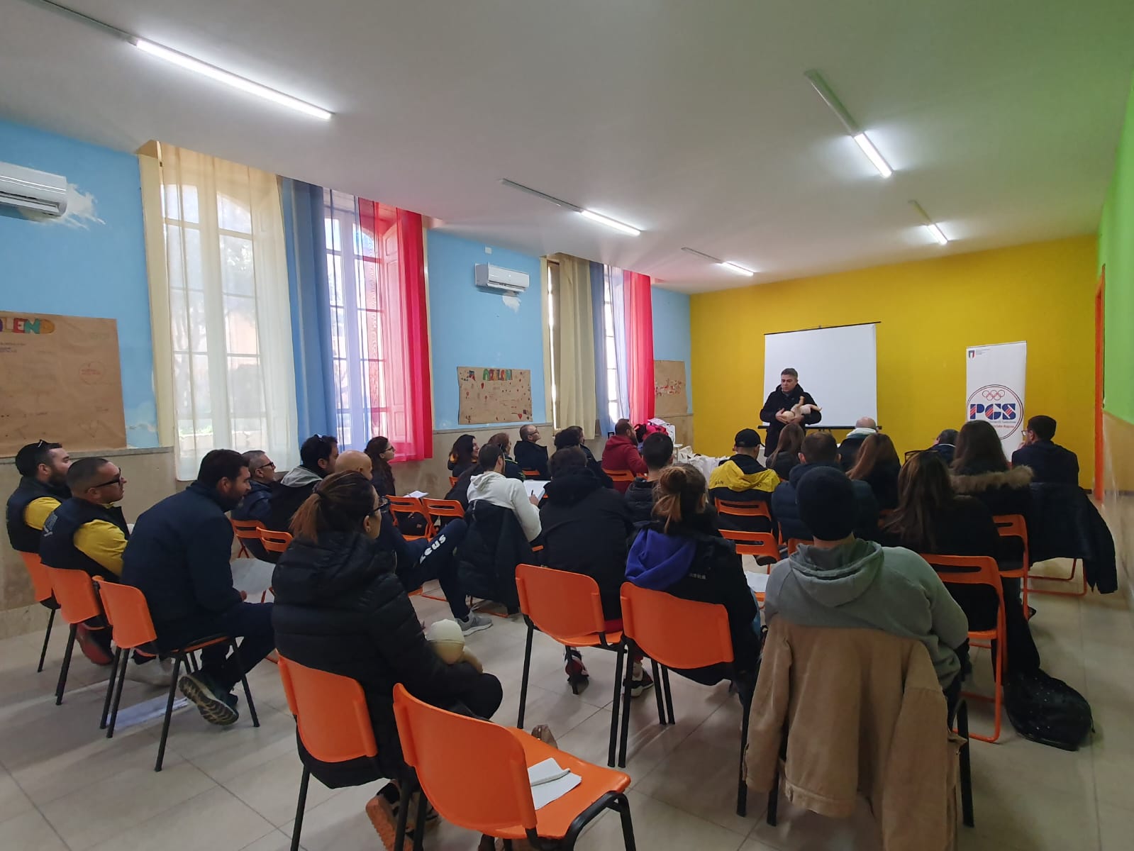 35 nuovi operatori BLSD grazie al corso organizzato dalle PGS Ragusa e dalla Fema Group