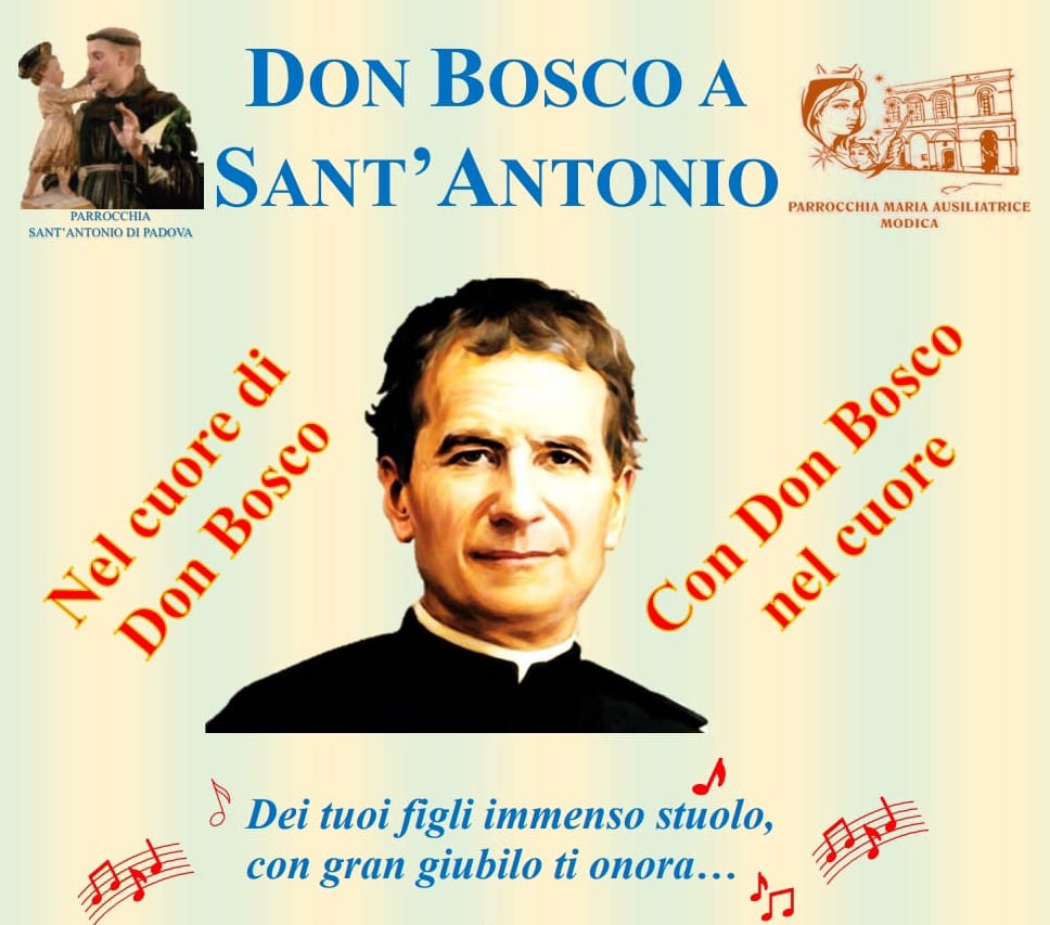 Modica la parrocchia di Sant’Antonino accoglie il simulacro di Don Bosco