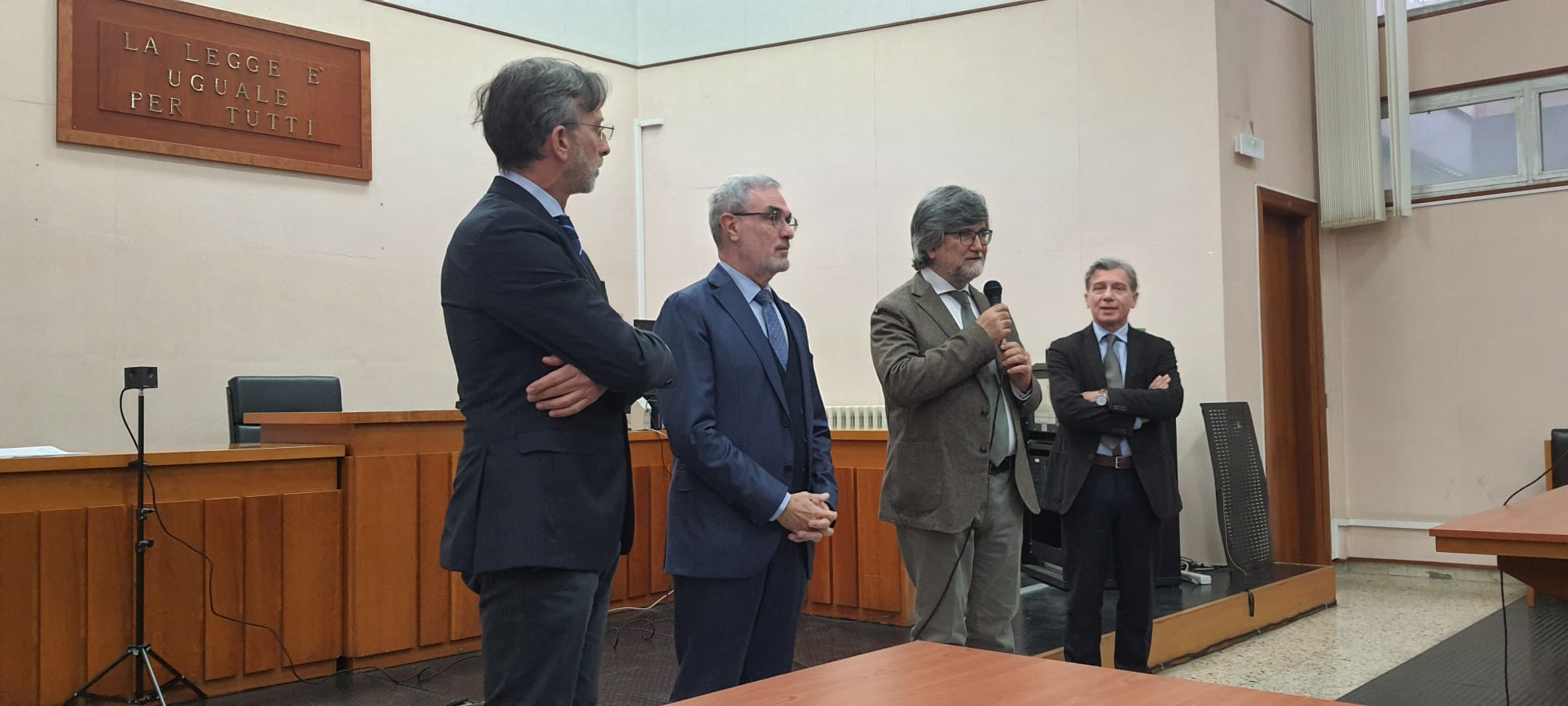 Saluto di commiato al Presidente della sezione penale del Tribunale di Ragusa, Panebianco