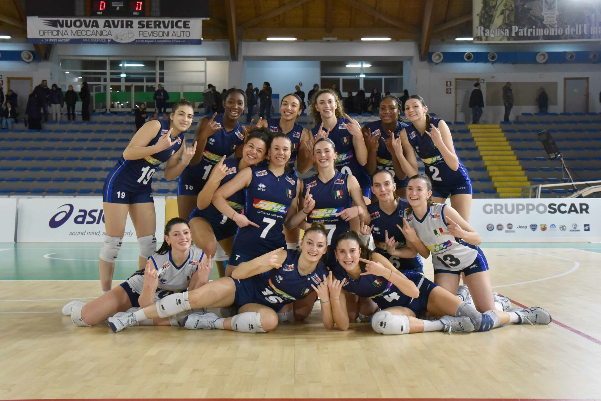 Volley femminile under 20: a Ragusa l’Italia batte in quattro set anche il Belgio, oggi sfida alla Germania
