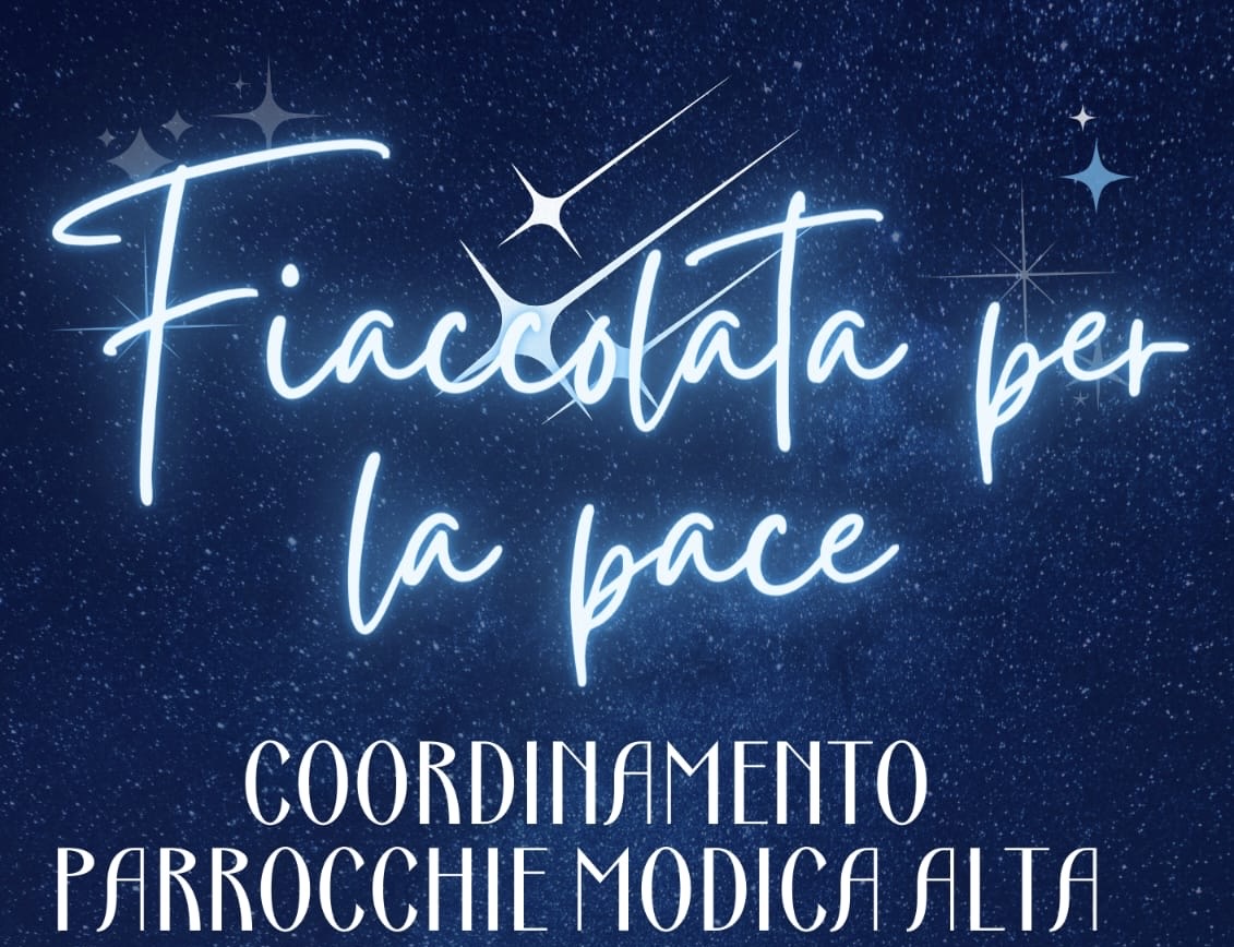 Modica questa sera Fiaccolata per la pace a 2 anni dall’invasione Russa dell’Ucraina