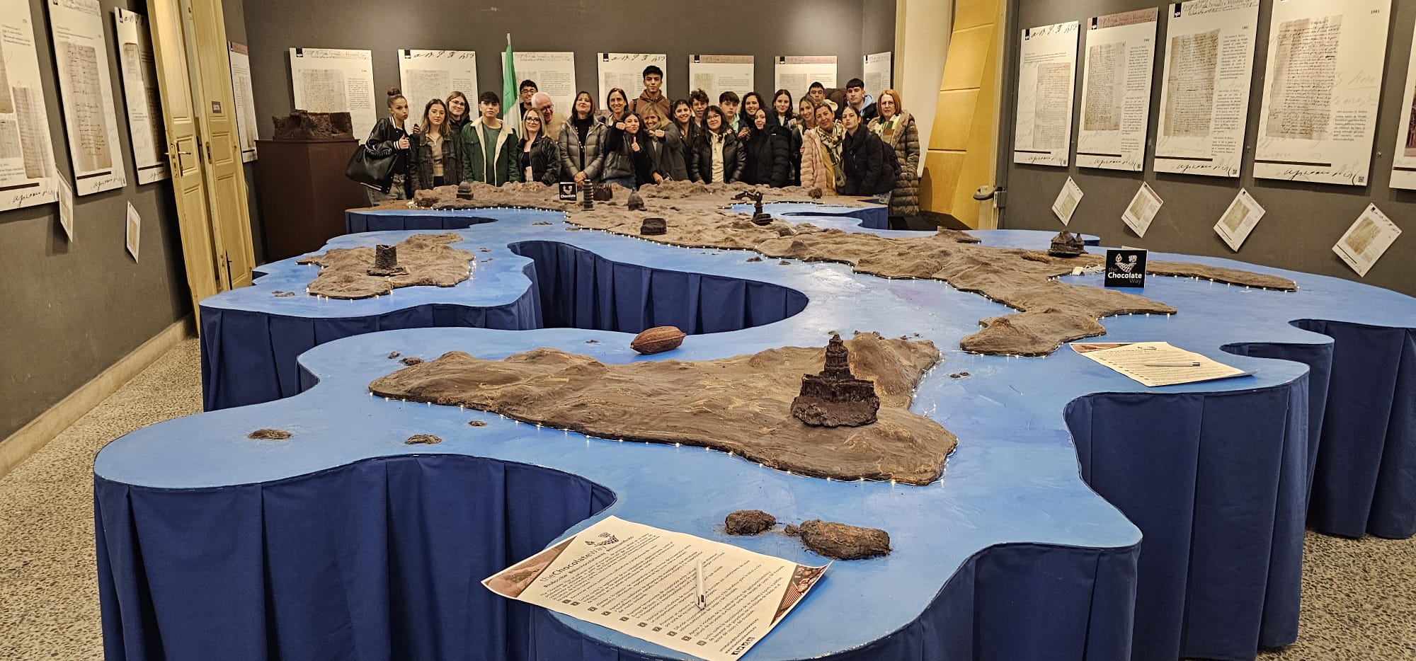 Studenti italiani e spagnoli in visita al Museo del Cioccolato di Modica grazie al progetto Erasmus