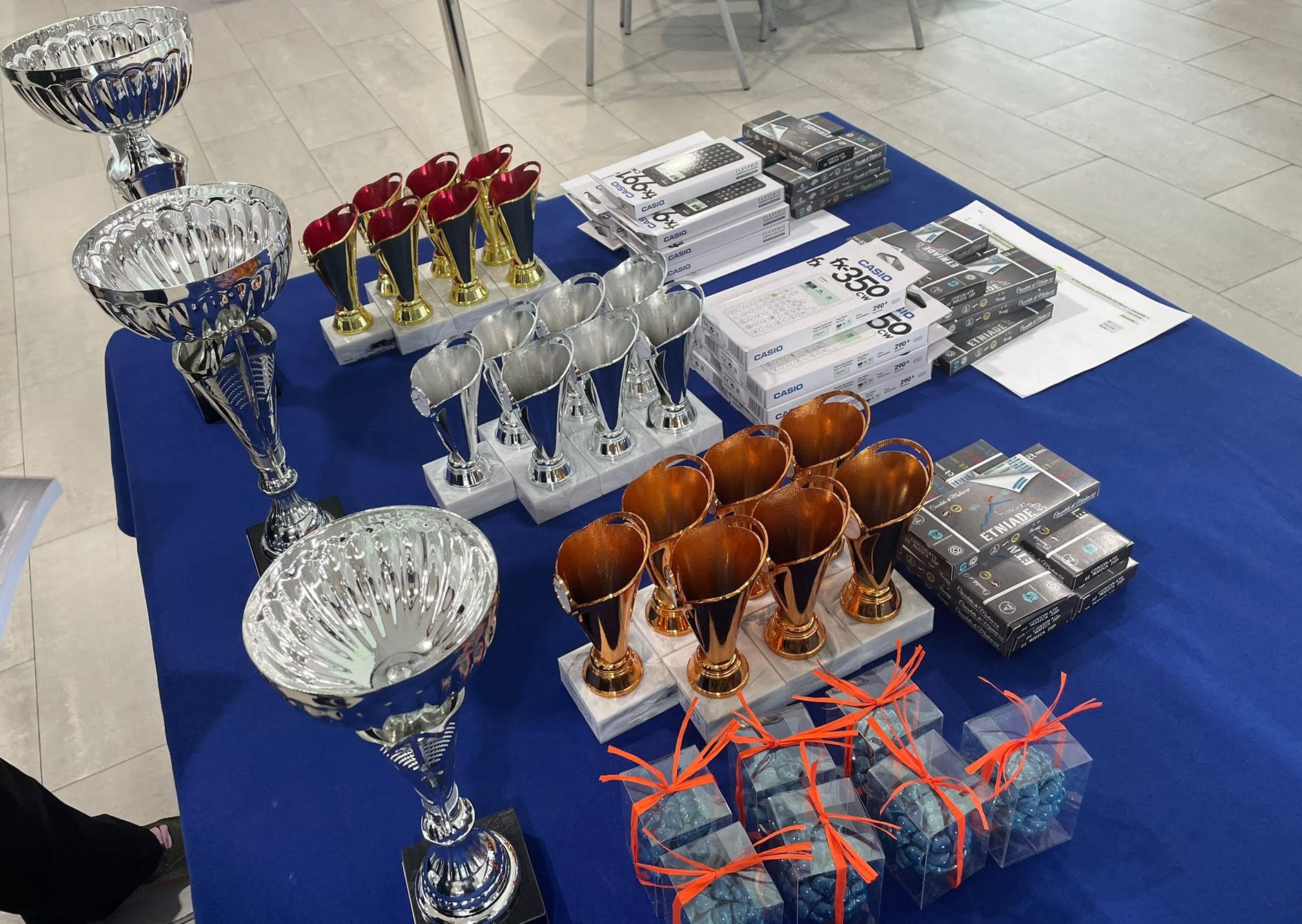 Cioccolato di Modica igp ai vincitori della VI edizione della Etniade Team Cup di  matematica
