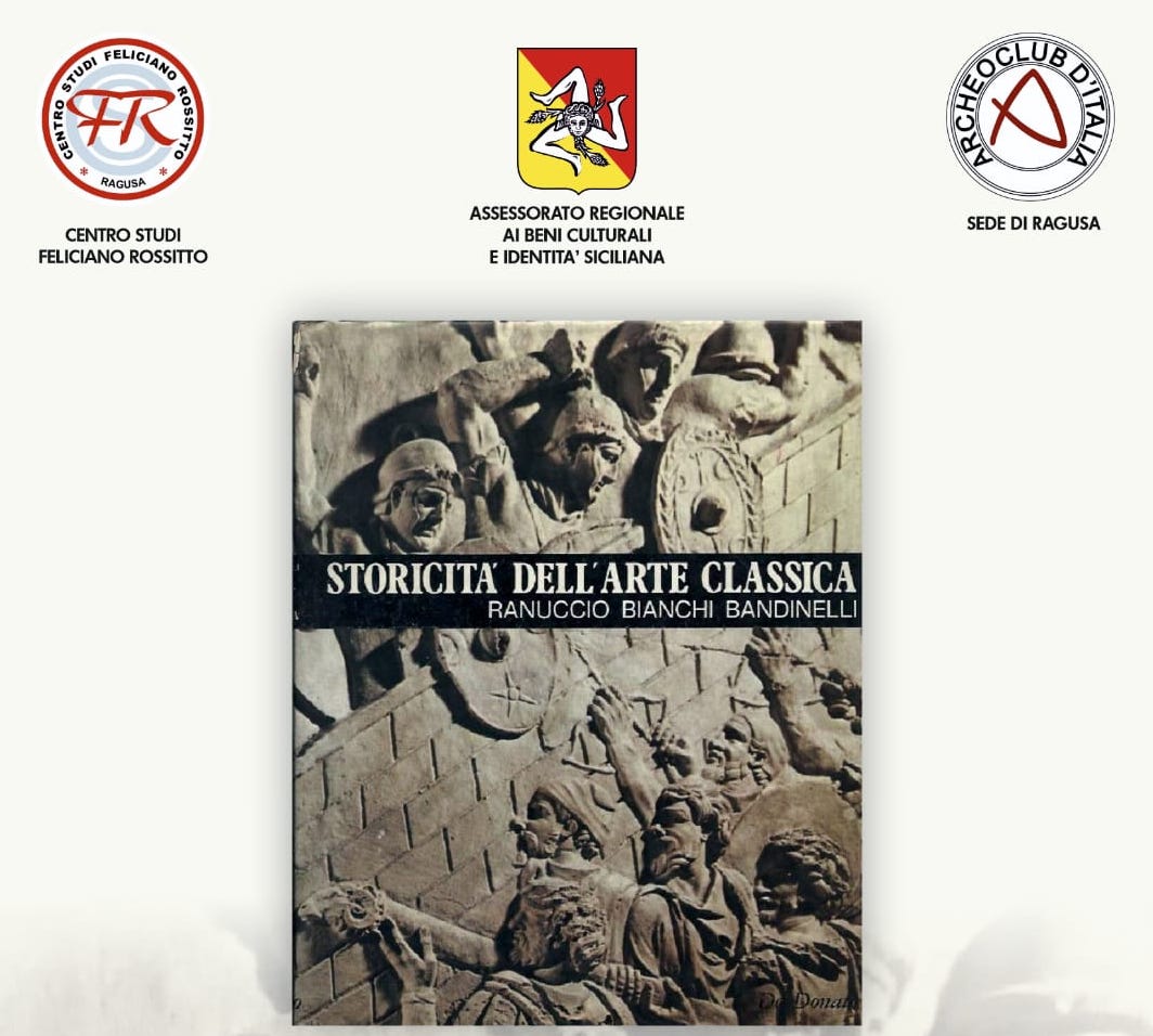 Al Centro Studi Rossitto una conferenza sull’intellettuale Ranuccio Bianchi Bandinelli