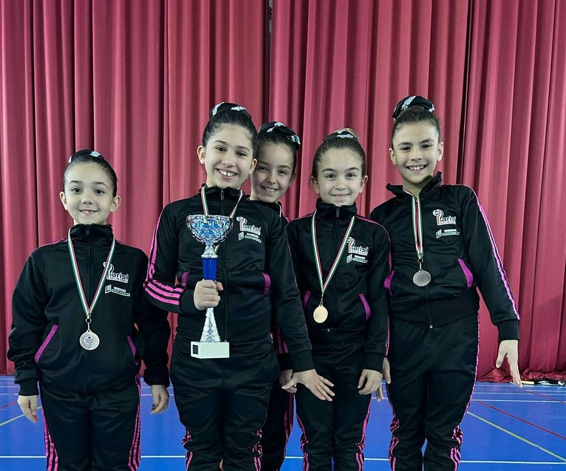 Ginnastica Aerobica: al campionato regionale FGI di Favara per la Motyka Modica arriva una “valanga” di podi