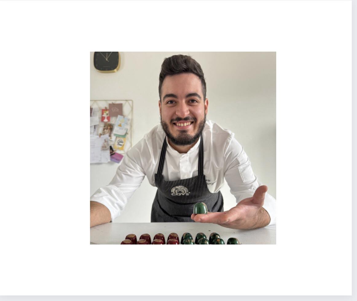 Giorgio Abate il giovane artista modicano famoso per le sue praline al cioccolato