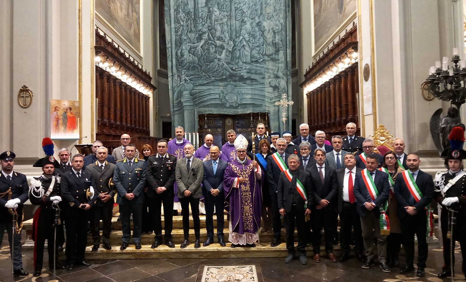 Celebrato il precetto pasquale interforze in Cattedrale a Ragusa