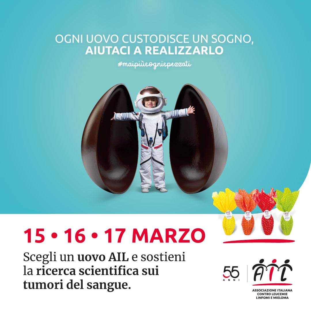 Dentro un Uovo di Pasqua AIL c’è molto di più di una semplice sorpresa