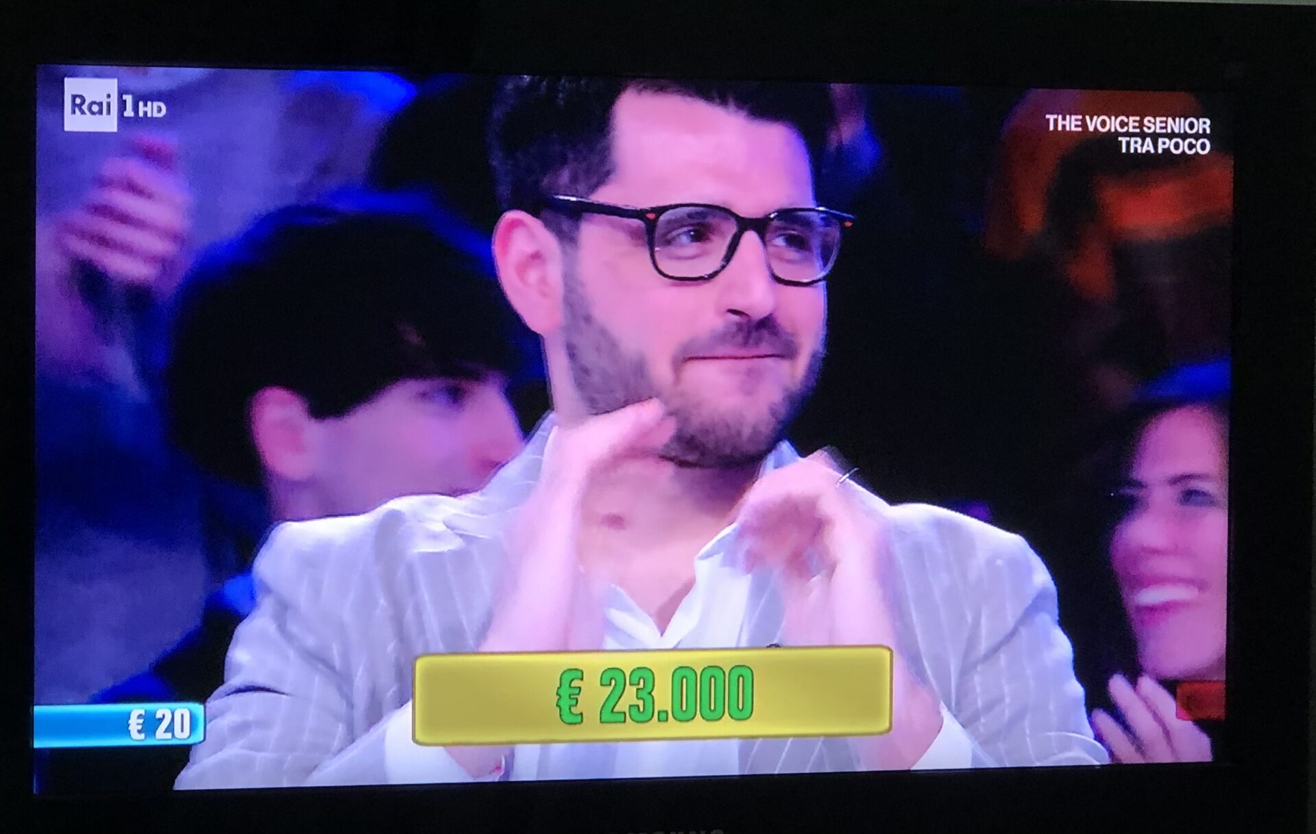 Giuseppe, il concorrente di Vittoria vince 23 mila euro ad “Affari Tuoi” accettando l’offerta del dottore
