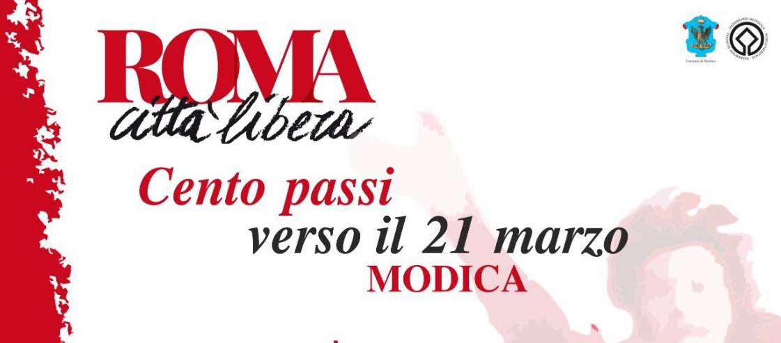 “Roma città libera” al via a Modica gli eventi per la XXIX Giornata della Memoria e dell’Impegno