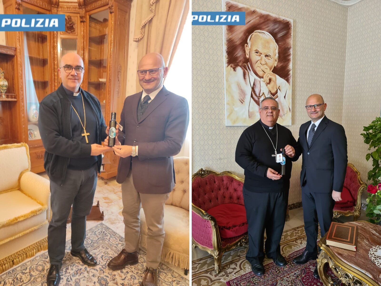 La Questura di Ragusa dona l’olio per la Messa Crismale