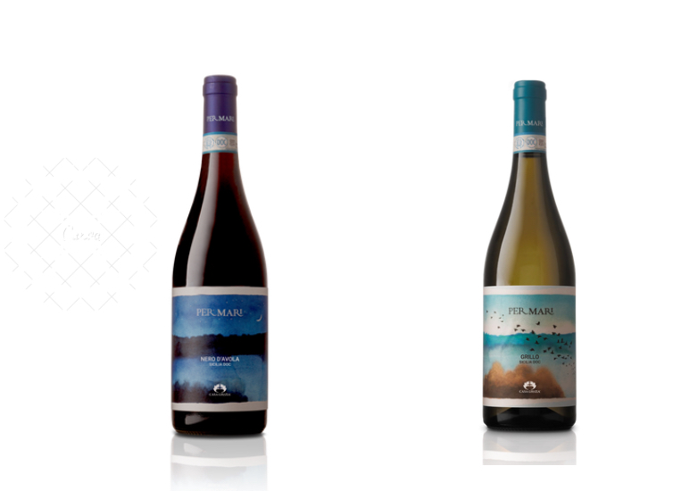 Al Vinitaly due vini siciliani con le etichette disegnate da Angelo Ruta