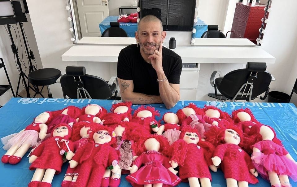 Modica, evento solidale Unicef, Pigotte “truccate” da Gianpiero Puma