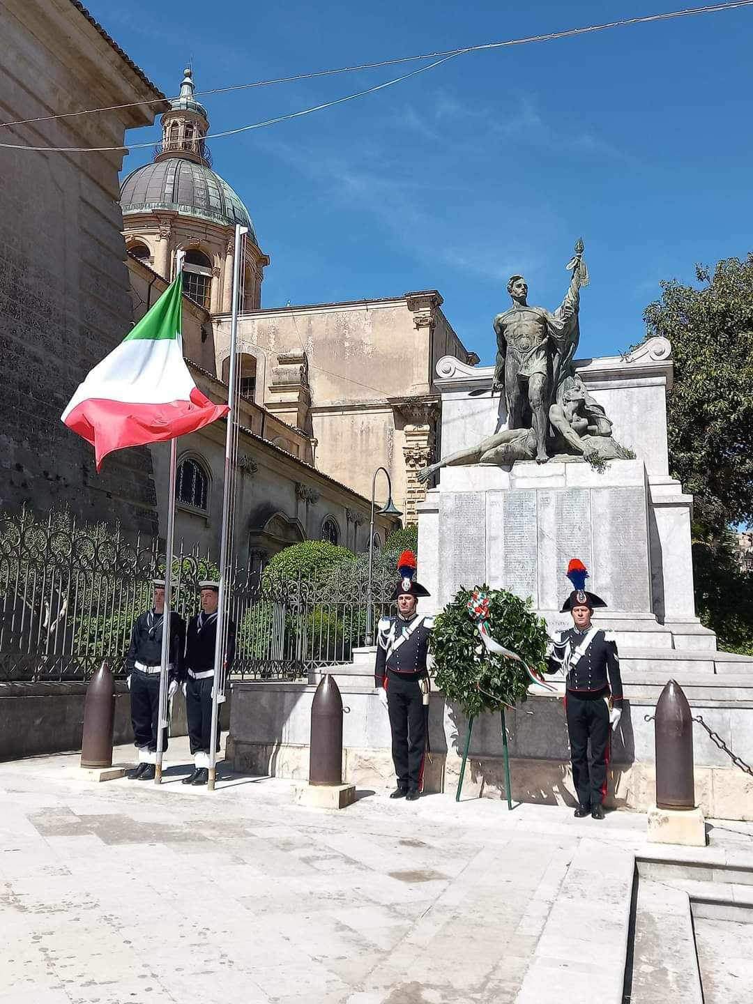 Le cerimonie del  25 aprile nei vari comuni iblei
