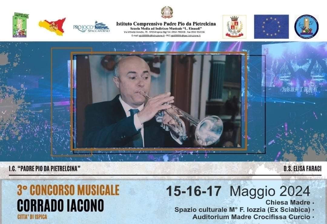 Ispica: al via oggi il Concorso Musicale Nazionale “Corrado Iacono”