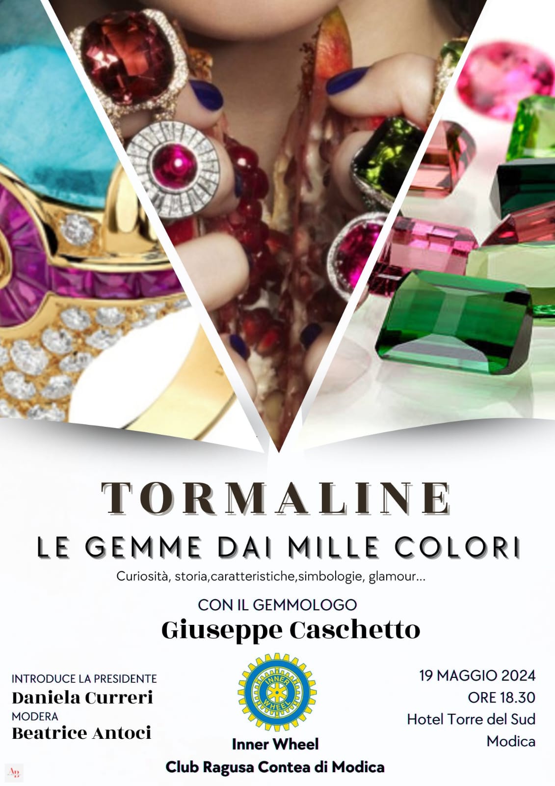 L’Inner Wheel di Modica organizza un incontro sulle Tormaline. Appuntamento oggi alle 18,30