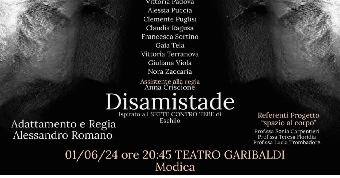 Modica, al Garibaldi in scena “Disamistade” degli studenti del Galilei Campailla