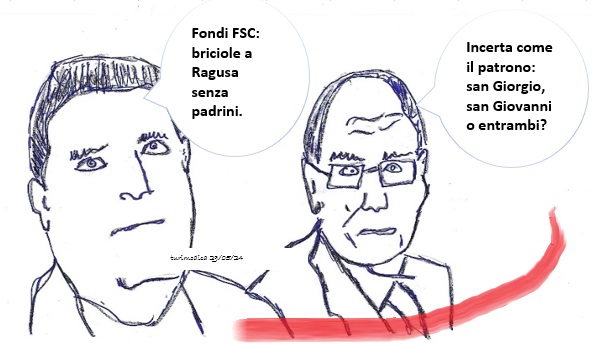 Ragusa, fondi FSC, scarseggiano i Santi anche a Palermo