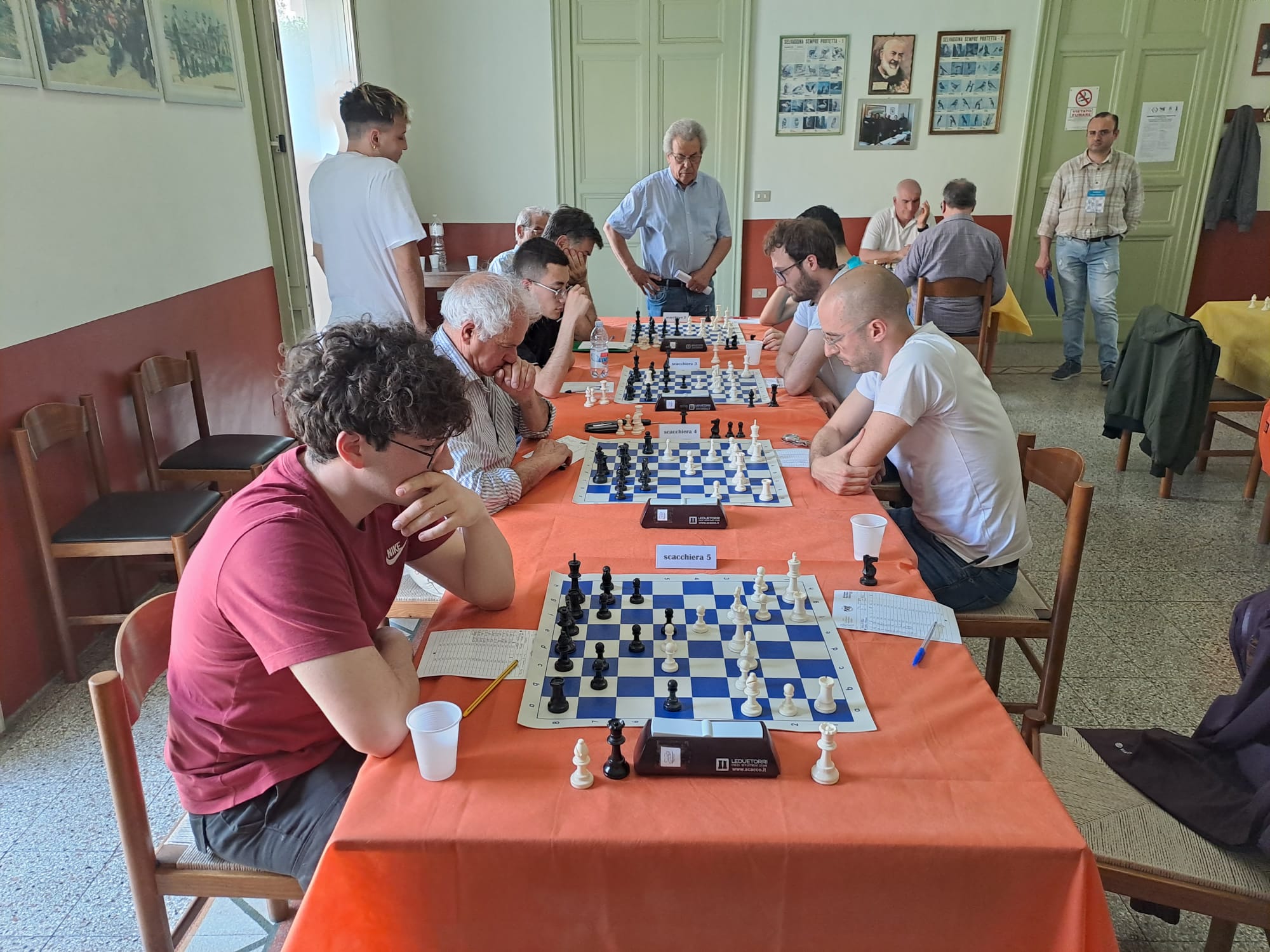 Negli scorsi giorni gli ottavi di finale del campionato assoluto di Scacchi a Comiso