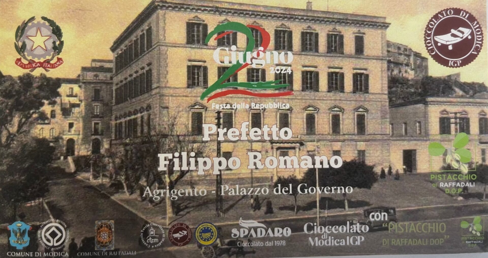 Barretta di cioccolato commemorativa per la Festa della Repubblica