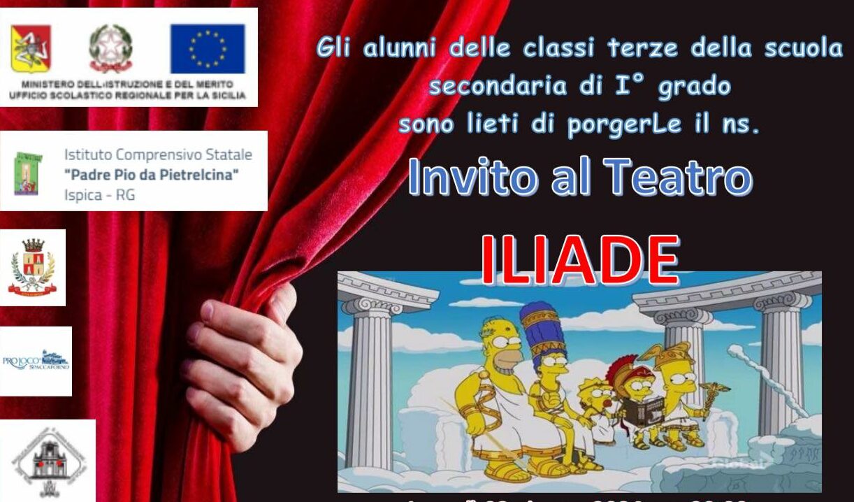 A Ispica, questa sera “Iliade” lo spettacolo degli studenti dell’Istituto Padre Pio