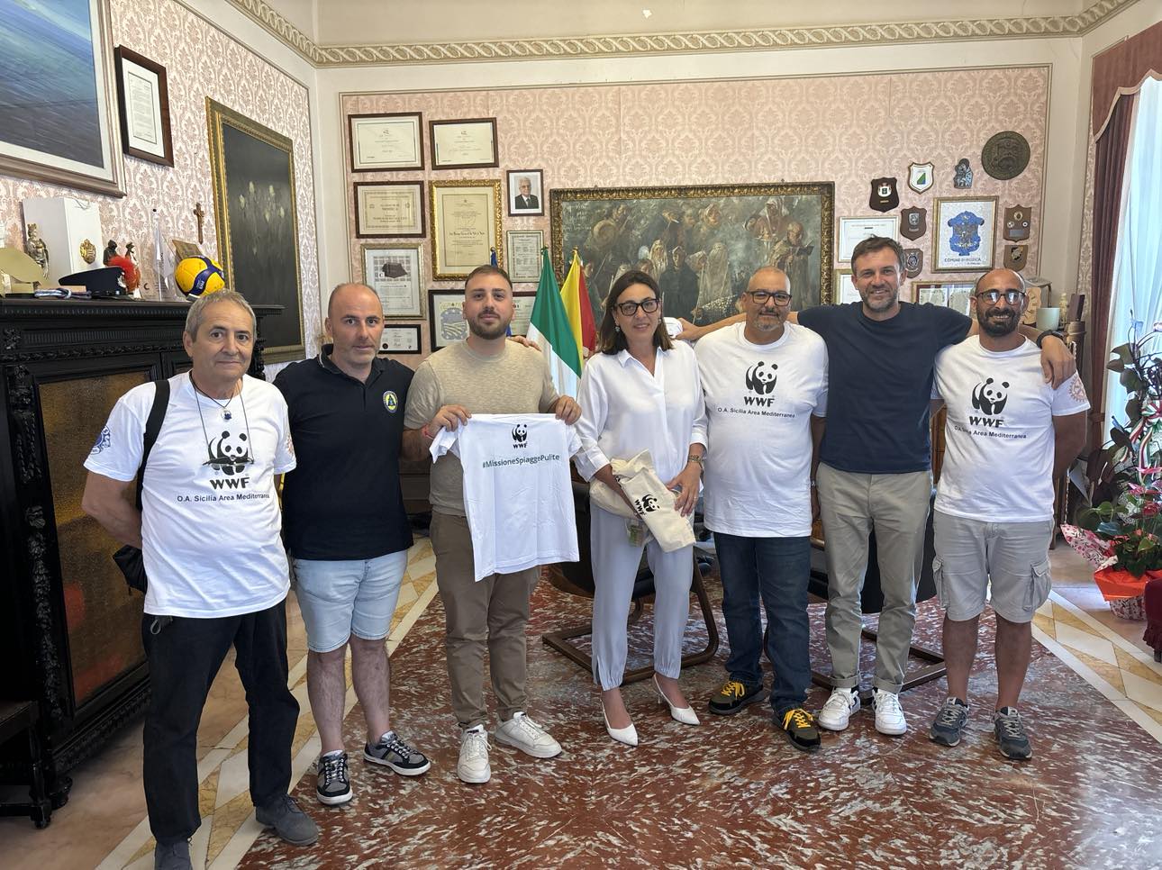 Al Comune di Modica, i rappresentanti del WWF per parlare d’ambiente e tartarughe marine