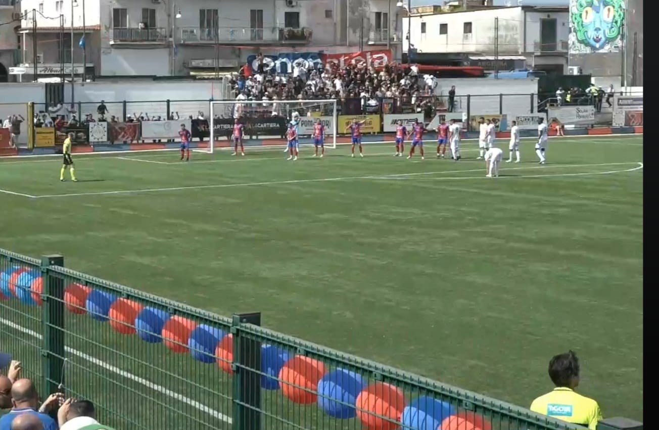 Modica Calcio al capolinea a Pompei, i vesuviani calano il poker e volano meritatamente in serie D