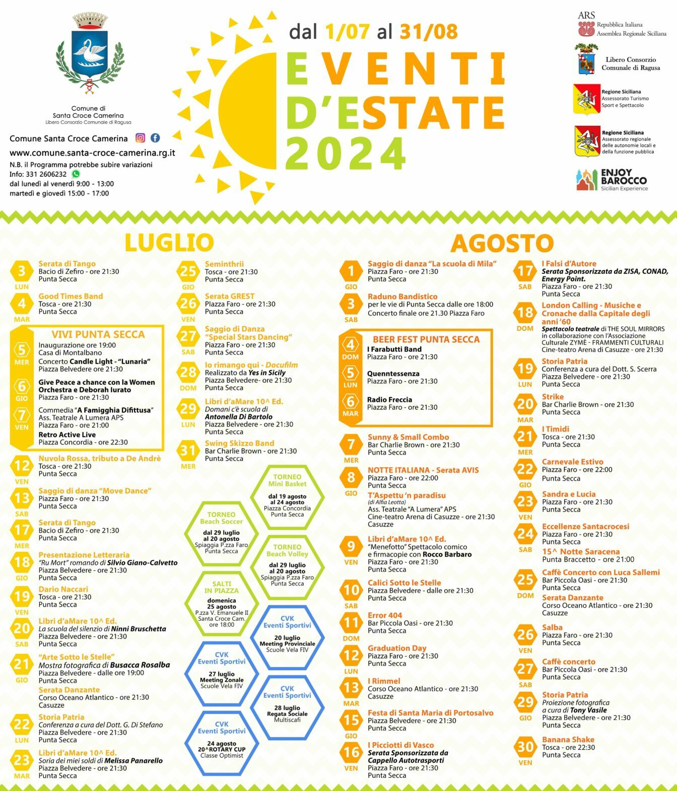 Santa Croce: Al via Eventi d’estate 2024, il ricco calendario di spettacoli, musica e cultura