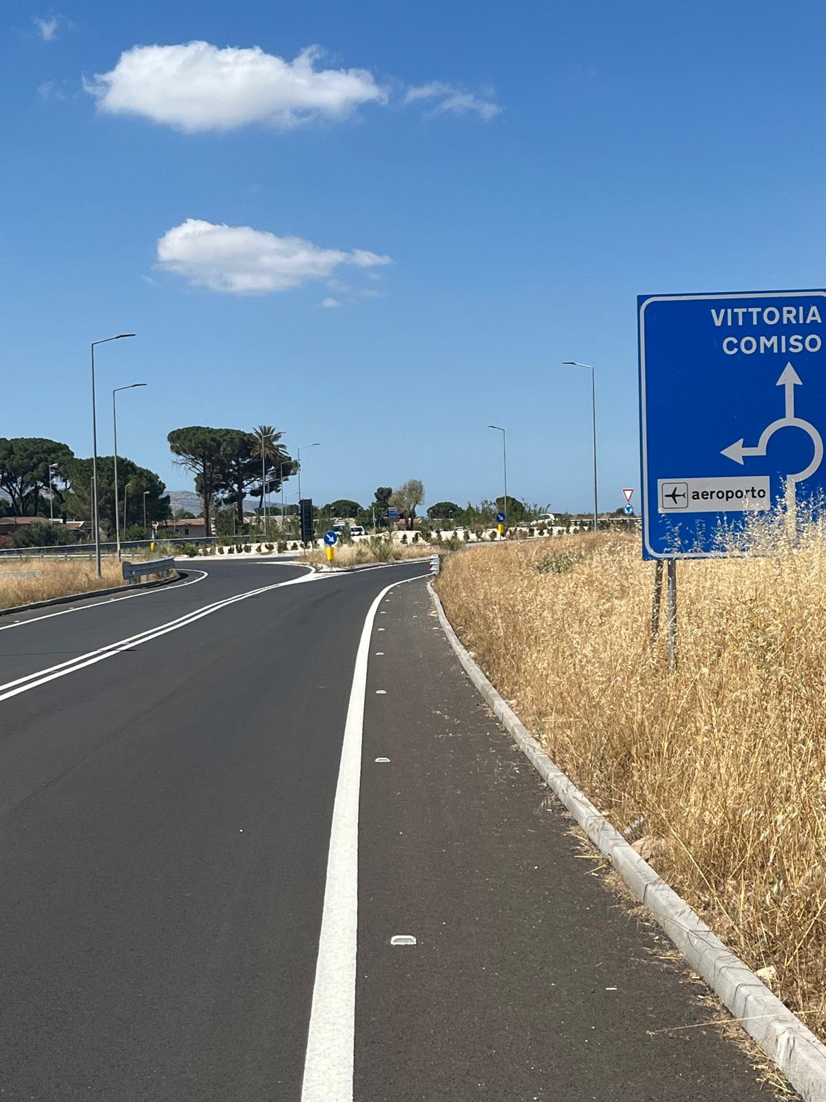 Ragusa: consegnato altro tratto di strada a supporto dell’aeroporto