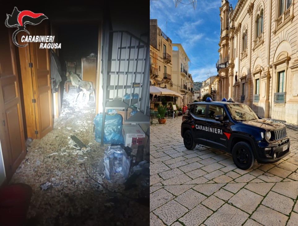 Incendio a Scicli: anziano in prognosi riservata al Cannizzaro di Catania, intossicati due carabinieri