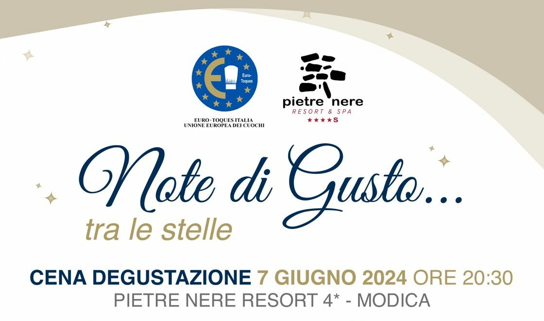 Modica, i prodotti della Regione Sicilia a tavola con “Note di Gusto…tra le stelle”