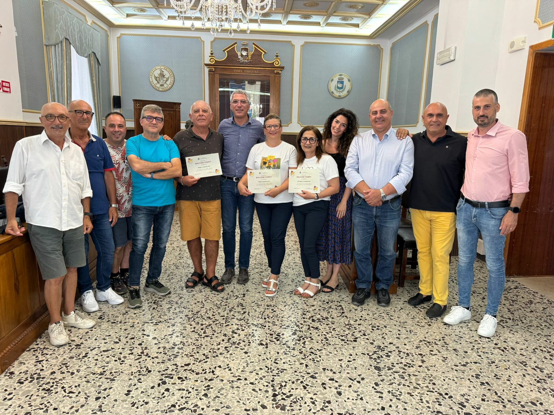 “Balconi fioriti” premiati i vincitori dell’iniziativa a Santa Croce Camerina