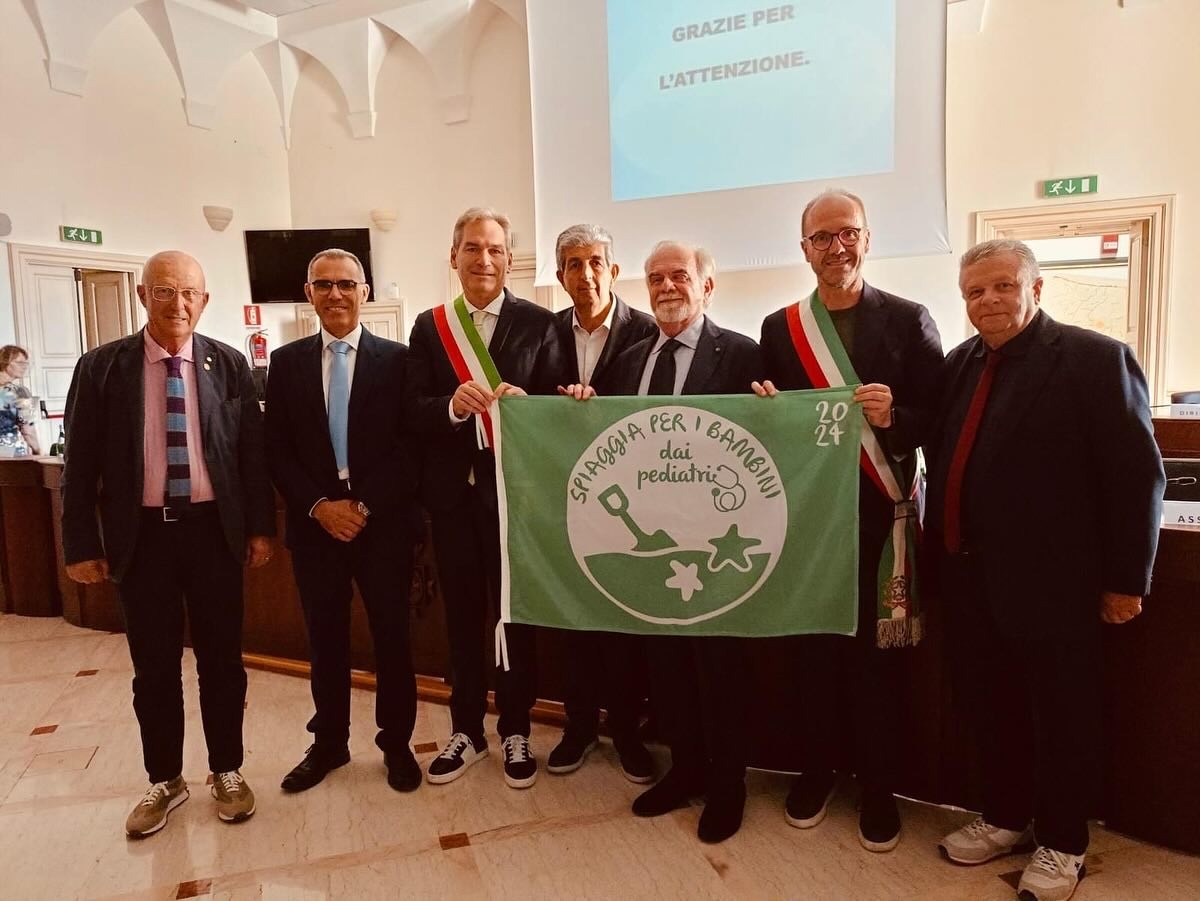 Assegnata la bandiera verde dei pediatri alla città di Pozzallo