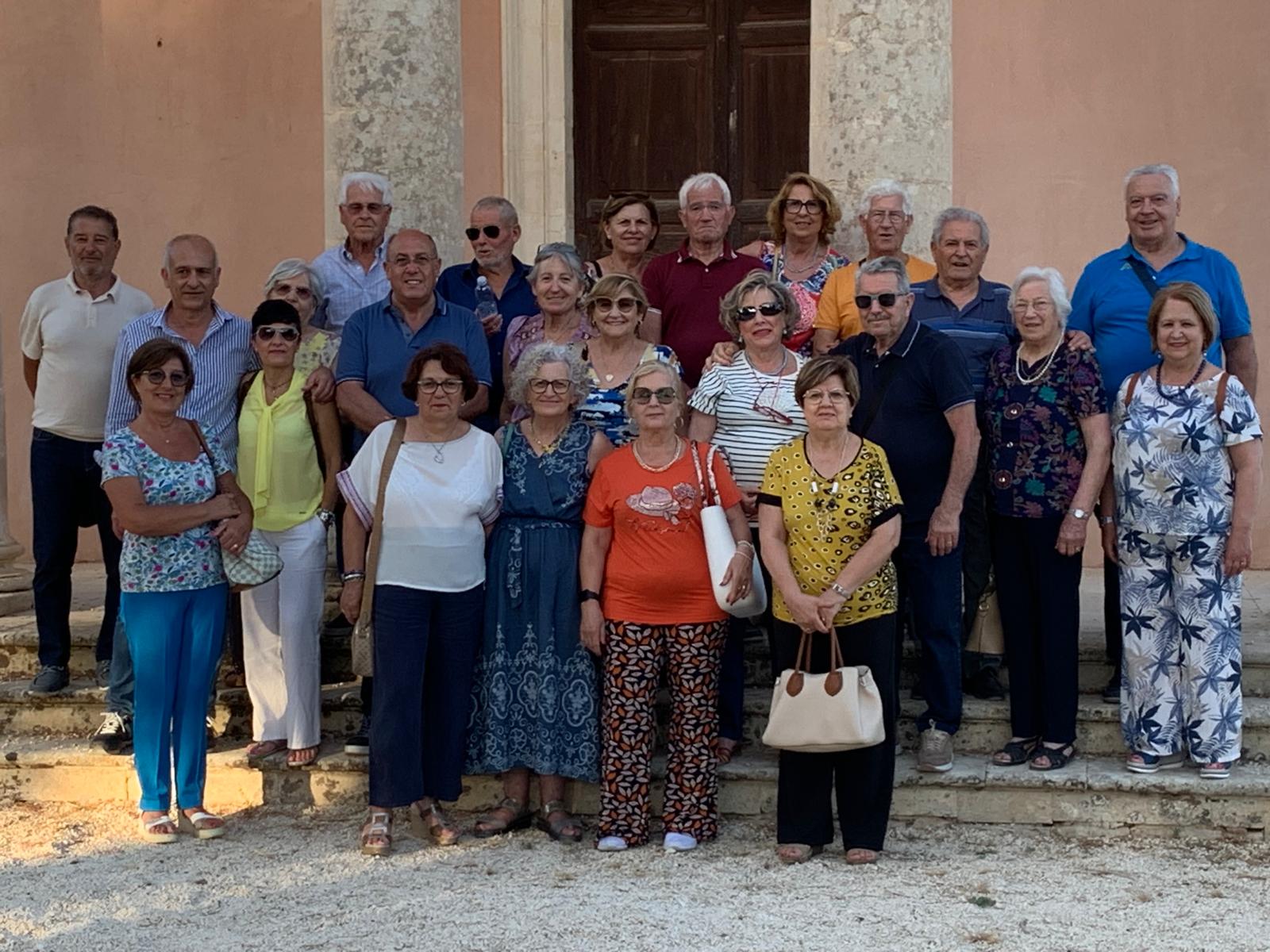 La Cna Pensionati Territoriale di Ragusa in visita al Castello di Donnafugata