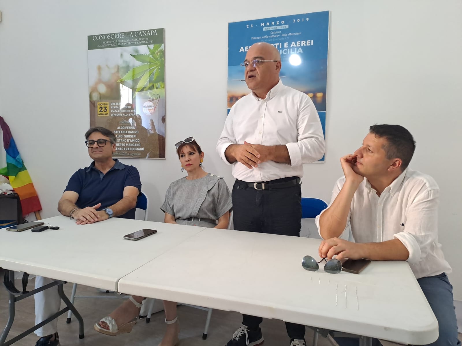 L’eurodeputato dei 5Stelle Giuseppe Antoci a Ragusa