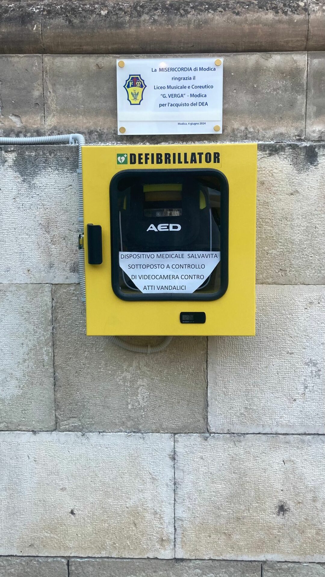 Modica: defibrillatori in manutenzione da mesi. Il consigliere Spadaro chiede chiarimenti