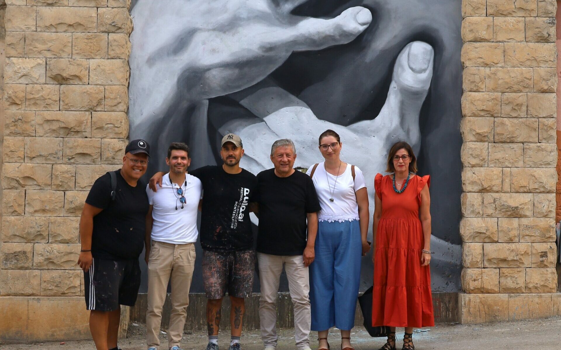 Murales al “Brancati” di Ispica realizzato dallo street artist Salvo Ligama